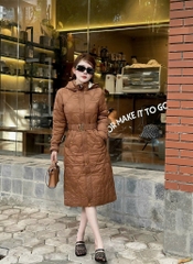 G9107 Áo Phao Nữ Dáng Dài Siêu Nhẹ Dày Ấm Thời Trang