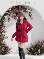 G9265 Áo Khoác Phao Nữ Dáng Lỡ Siêu Nhẹ Dày Ấm Thời Trang