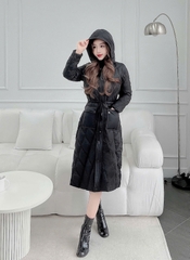 G9270 Áo Phao Nữ Dáng Dài Siêu Nhẹ Dày Ấm Thời Trang