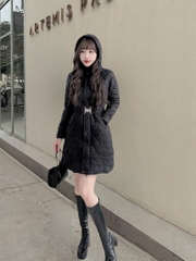 G9380 Áo Phao Nữ Dáng Dài Siêu Nhẹ Thời Trang