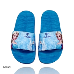 DE2501 Dép lê trẻ em bé gái Gemmy EVA nhẹ êm đẹp in hình Elsa