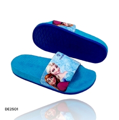 DE2501 Dép lê trẻ em bé gái Gemmy EVA nhẹ êm đẹp in hình Elsa