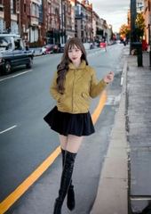 G9213 - Áo Khoác Phao Nữ Siêu Nhẹ Dày Ấm Thời Trang