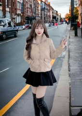 G9213 - Áo Khoác Phao Nữ Siêu Nhẹ Dày Ấm Thời Trang