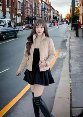 G9213 - Áo Khoác Phao Nữ Siêu Nhẹ Dày Ấm Thời Trang