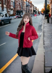 G9213 - Áo Khoác Phao Nữ Siêu Nhẹ Dày Ấm Thời Trang
