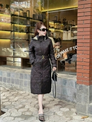 G9107 Áo Phao Nữ Dáng Dài Siêu Nhẹ Dày Ấm Thời Trang