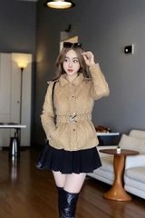 G9326 Áo Khoác Phao Nữ Siêu Nhẹ Dày Ấm Thời Trang