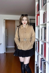 G9326 Áo Khoác Phao Nữ Siêu Nhẹ Dày Ấm Thời Trang