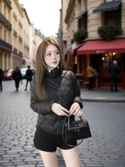 G9324 Áo Khoác Phao Nữ Siêu Nhẹ Dày Ấm Thời Trang