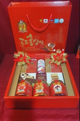 T120 2 Sâm Q Plus, Yến chưng, Bánh Imperial Thái, 3 Hũ hạt trái cây sấy