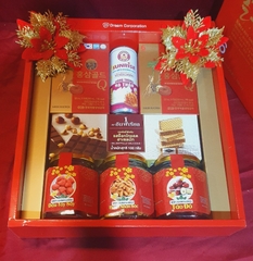 T120 2 Sâm Q Plus, Yến chưng, Bánh Imperial Thái, 3 Hũ hạt trái cây sấy