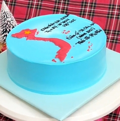 Bánh kem bản đồ Việt Nam