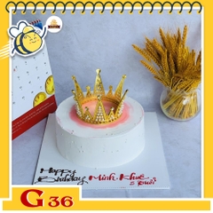Bánh kem bé gái G36 vương miện của riêng em