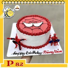 Bánh kem bé trai P82 đôi mắt người nhện siêu ngầu