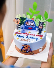 Bánh kem sinh nhật Cảnh Sát Trưởng Labrador