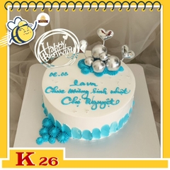 Bánh kem công ty tặng khách hàng K26