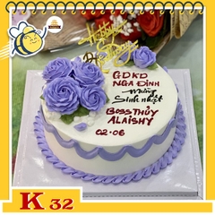 Bánh kem công ty tặng khách hàng K32