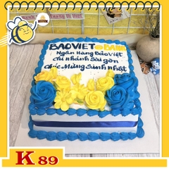 Bánh kem công ty tặng khách hàng K89
