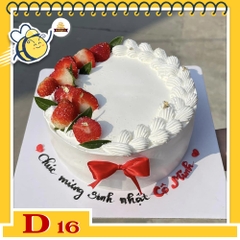 Bánh kem dâu D16