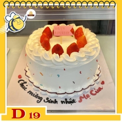 Bánh kem dâu D19