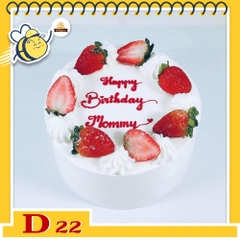 Bánh kem dâu D22
