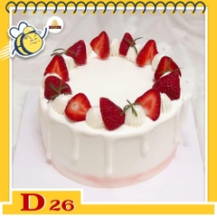 Bánh kem dâu D26