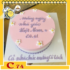 Bánh kem tặng thầy cô quà ngày nhà giáo Việt Nam 20/11 C74