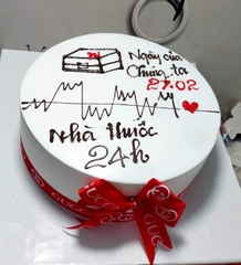 BS12 Bánh kem ngày thầy thuốc 27/2 Việt Nam đơn giản cho người thân làm nghề thuốc