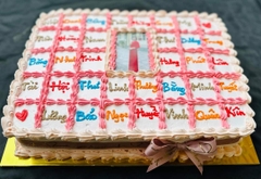 TK10 bánh kem tổng kết cuối khóa học