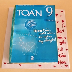 TK05 bánh kem bìa sách toán lớp 9