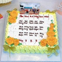 TK06 bánh kem mừng sinh nhật thành viên lớp học