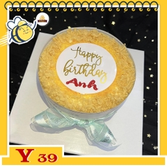 Bánh sinh nhật trứng muối Y39 bông lan trứng muối ngon