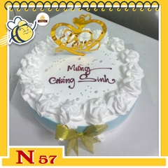Bánh kem noel đẹp mừng giáng sinh N57
