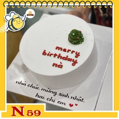 Bánh kem noel đẹp mừng giáng sinh N59