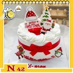Bánh kem noel đẹp mừng giáng sinh N42