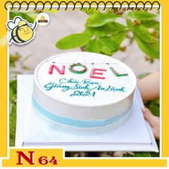 Bánh kem noel đẹp mừng giáng sinh N64