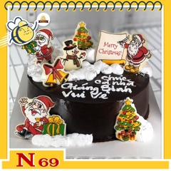 Bánh kem noel đẹp mừng giáng sinh N69