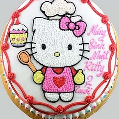 bnh14 mèo kitty nơ hồng