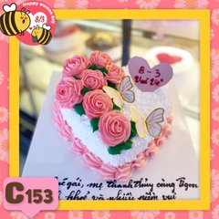 Bánh kem 8/3 quà tặng quốc tế phụ nữ C153