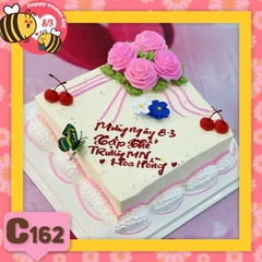 Bánh kem 8/3 quà tặng quốc tế phụ nữ C162