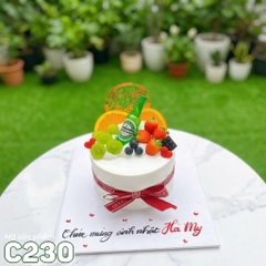 Bánh kem mini C230 phong cách Heineken sang trọng cho phái mạnh