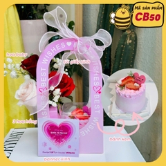 [TpHCM] Combo túi hoa bánh 8/3 quốc tế phụ nữ CB50