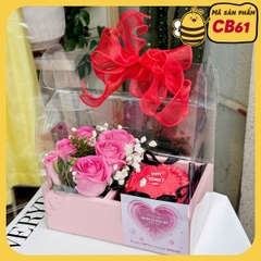[TpHCM] Set hoa tươi bánh kem quốc tế phụ nữ 8/3 CB61