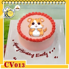 Bánh kem CV013 sinh nhật tuổi tí hình con chuột siêu dễ thương