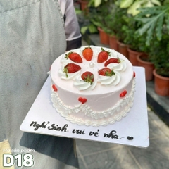 Bánh kem dâu D18
