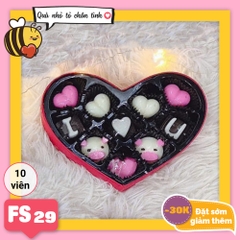 Hộp socola valentine trái tim FS29 10 viên (Chỉ ship TpHCM)