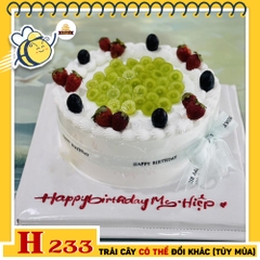 Bánh kem sinh nhật H233 trái cây tươi tặng mẹ hiền yêu thương