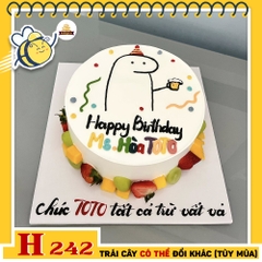 Bánh kem sinh nhật H242 nhân vật meme troll vui nhộn