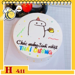 Bánh kem sinh nhật H411 Bánh kem Flork troll tặng bạn bè, đồng nghiệp